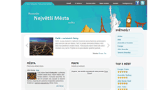 Desktop Screenshot of nejvetsimesta.cz