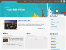 Tablet Screenshot of nejvetsimesta.cz